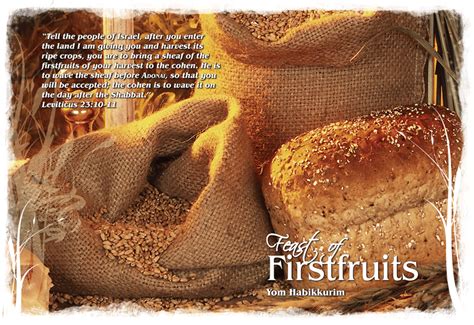 God's Living Promises: Feast of the First Fruits