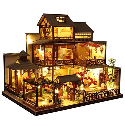 Wooden Dollhouse Kits, Modern Dollhouse, Diy Dollhouse, Dollhouse Miniatures, Dollhouse Design ...