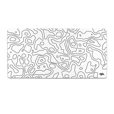 White Topo Mousepad – GutzyAiden