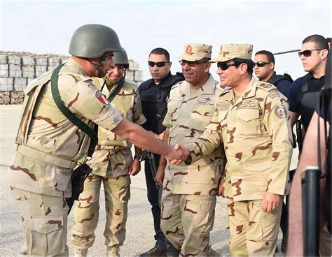 Egypt's Sisi Visits North Sinai as Commander-in-Chief in Military Uniform | Egyptian Streets