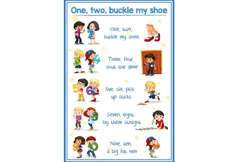 One, Two Buckle My Shoe | Nursery Rhyme For Kids With Lyrics