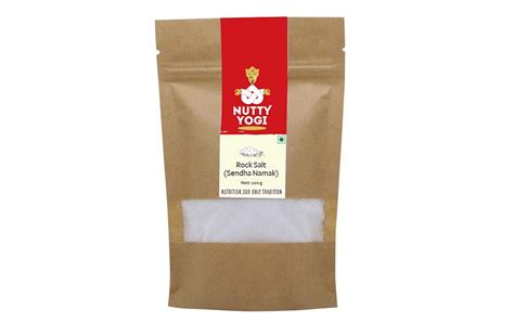 Nutty Yogi Rock Salt (Sendha Namak) Pack 200 grams - Reviews | Nutrition | Ingredients ...