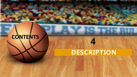 Basketball Powerpoint Templates - Sports - Free PPT Backgrounds and Templates