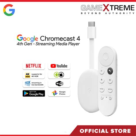 Google Chromecast 4th Gen with Google TV 2020 4K Streaming Media Player ...