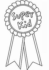 Award Ribbon Coloring Page  Free Printable Pages For Kids sketch template