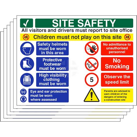 Construction Safety Signs And Symbols