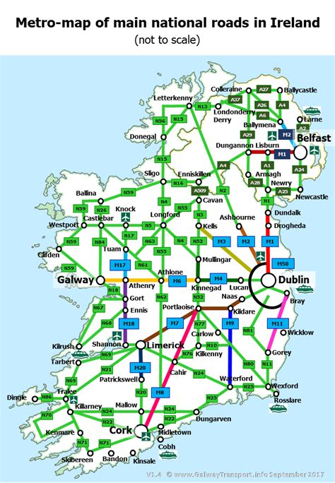 Dublin Ireland Bus Route Map