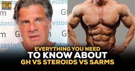 Growth Hormones Vs Steroids Vs SARMs: Everything You Need To Know | Dr. Testosterone ...