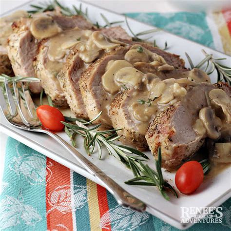 Pork Ribeye Roast with Mushroom Gravy | Recipe Cart