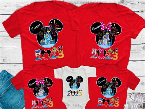 Personalized Disneyland Family 2023 Shirts, Disney Family shirts, Mickey and Minnie Family ...