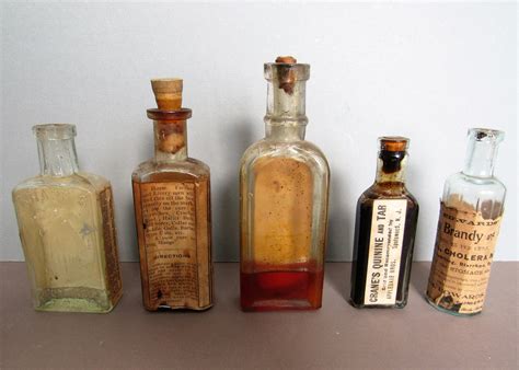 Antique Medicinal Bottles with Labels- Good for MAN or BEAST ...