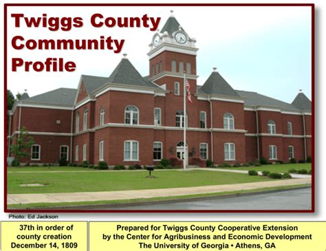 Twiggs County Community Profile