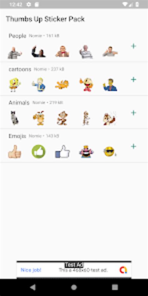 Thumbs Up Sticker Pack Android 版 - 下载