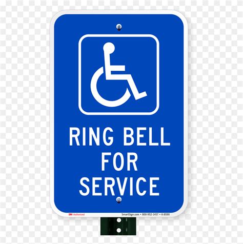 Ring Bell For Service Signs Handicapped Sign, Symbol, Road Sign HD PNG Download – Stunning free ...