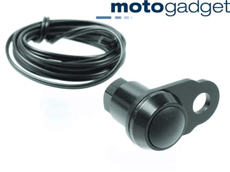 Bikermart: Motogadget Push Button Switch Kit M12 Black, handlebar switches