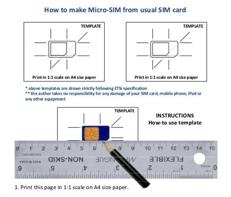 Micro Sim Template – 10+ Free Word, PDF Documents Download