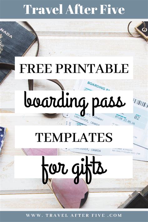 Printable Boarding Pass Template | Classles Democracy