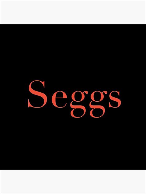 "Seggs" Poster for Sale by ciaobebo | Redbubble