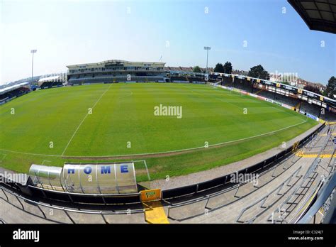 View inside the Memorial Stadium, Bristol. Home of Bristol Rugby Club ...