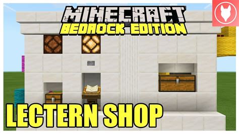 Minecraft Bedrock - Lectern Shop Tutorial [Lectern Store] ( Xbox/ MCPE ...