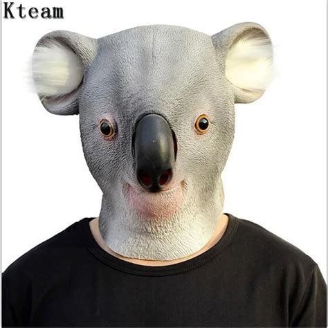 Aliexpress.com : Buy Koala Head Latex Mask Full Face Adult Mask ...