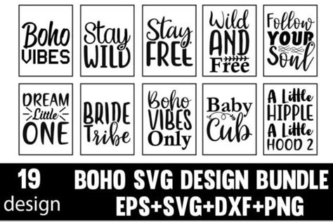 BOHO Quotes Designs Bundle Graphic by biplobe roy · Creative Fabrica