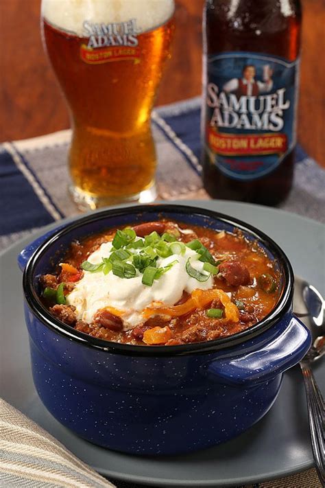 Cooking with Beer for the Big Game: Samuel Adams Boston Lager Chili - The Samuel Adams Blog ...