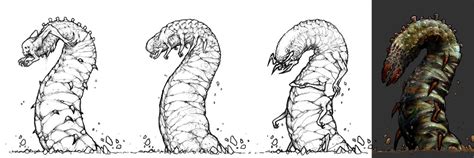 worm creature concept art by neuromancer2 on DeviantArt