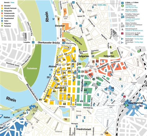 mapa-de-dusseldorf - Guia de Alemania