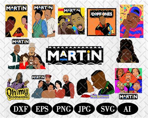 12 File Martin SVG Martin Tv Show Svg Digital Download | Etsy