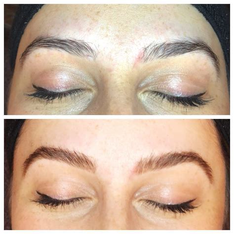 Check out some brow henna (before, during and after!!) thanks for being my model @everthing_etc ...