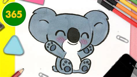 HOW TO DRAW A CUTE KOALA KAWAII - YouTube