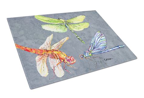 Dragonfly Times Three Glass Cutting Board Large - Walmart.com