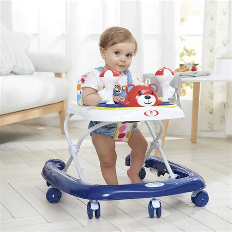 New Baby Walker with Wheels Step Car with Toys Music Rocking Horse ...