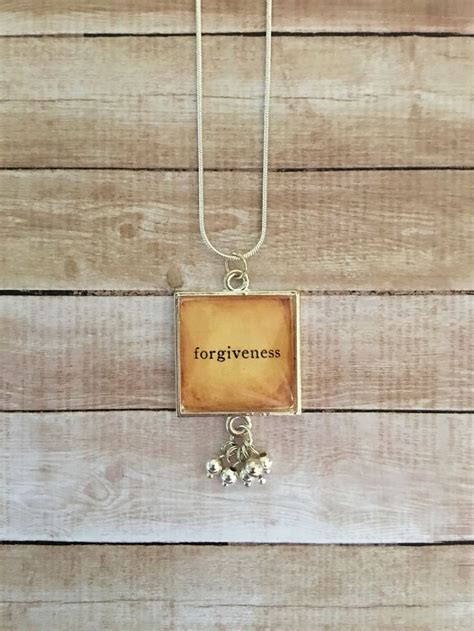 Forgiveness Necklace Faith Based Jewelry Meaningful Gifts | Etsy ...