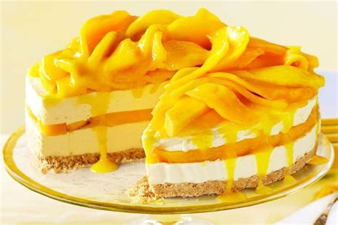 Mango cheesecake