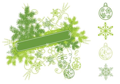 Christmas Snowflake Banner Vector Pack 53405 Vector Art at Vecteezy