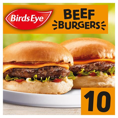 Birds Eye 10 Original Beef Burgers with Onion 567g | Burgers | Iceland ...