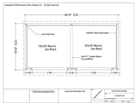 Horse House Plan