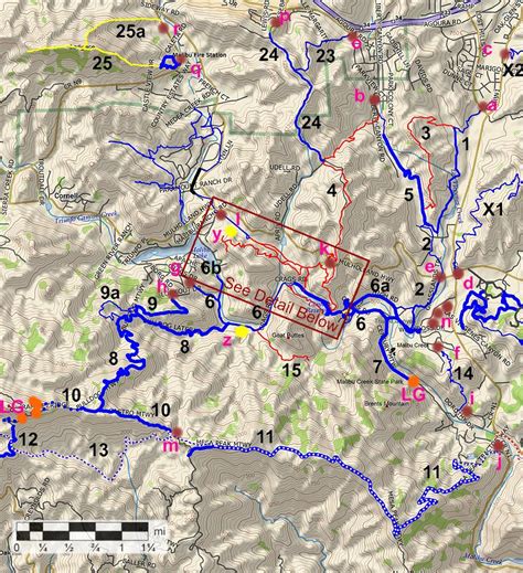 Malibu Creek State Park Map | Map With Cities