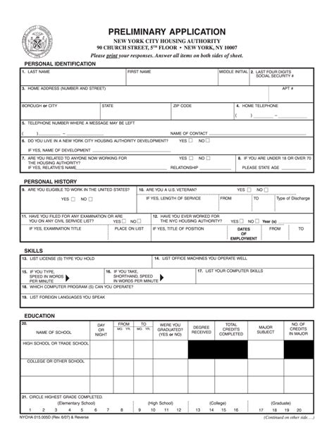 Nycha Seasonal Job Application - Fill Online, Printable, Fillable, Blank | pdfFiller