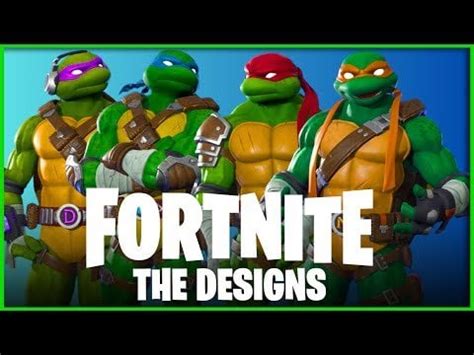 Ninja Turtles Fortnite Skins - A Close Look at the Turtle Designs : r ...