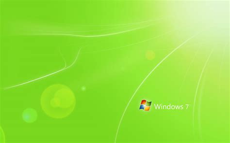 wallpaper: Green Windows 7 Wallpapers