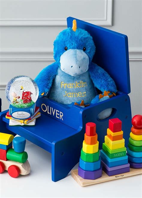 Personalize anything from plush animals to wooden train sets just in time for your little one's ...