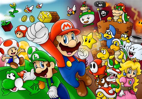 Super Mario Wallpaper by BoxBird on DeviantArt