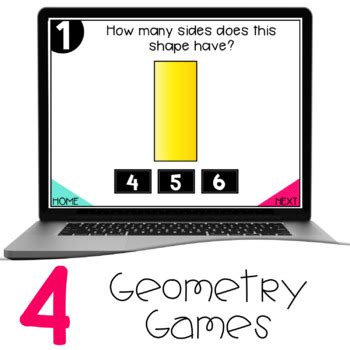 Interactive Math Games - Geometry by All Students Can Shine | TPT