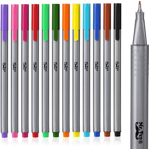 Mr. Pen- Fineliner Pens, 12 Pack, Pens Fine Point, Colored Pens ...