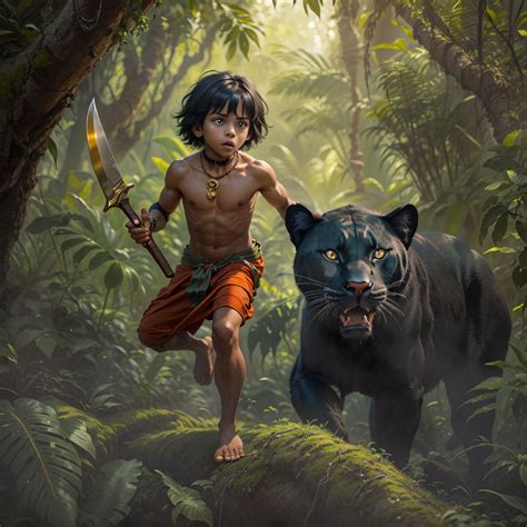 The Jungle Book: (Mowgli) by NostalgicSUPERFAN on DeviantArt