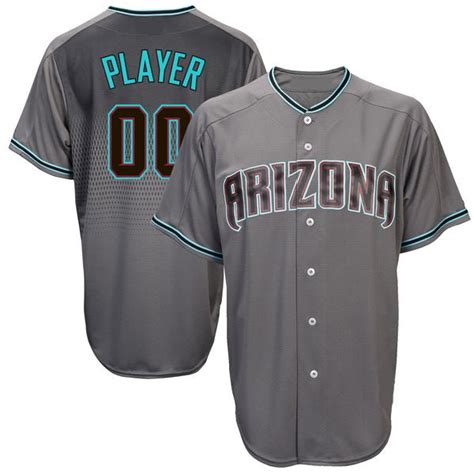 Arizona Diamondbacks Customizable Pro Style Baseball Jersey – Best ...