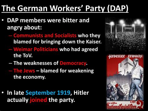 PPT - How did the early Nazi Party develop 1919-1923? PowerPoint Presentation - ID:1656773